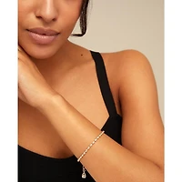 UNOde50 Sterling Silver Plated Metal Alloy and Glass Bracelet