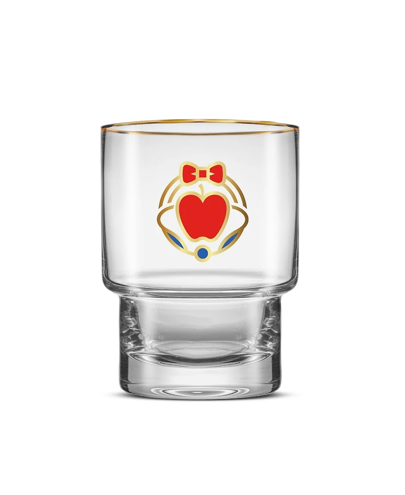 JoyJolt Disney Princess Iconic Short Drinking Glasses, Set of 6
