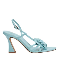 Marc Fisher Women's Hallan Rose Tapered Heel Sandals