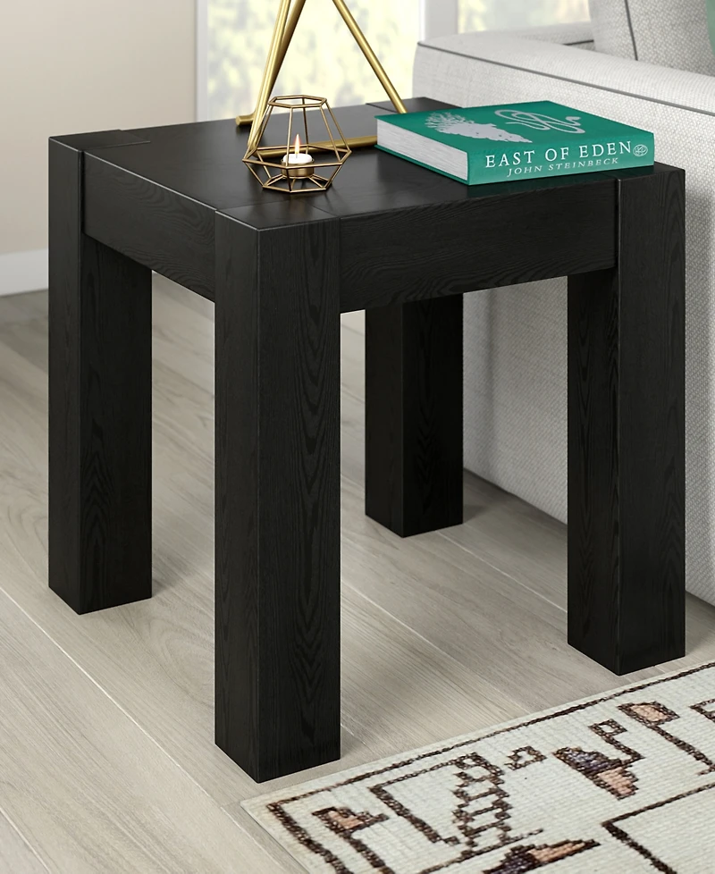 Hudson & Canal 22" Langston Wide Square Side Table