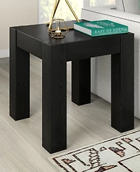 Hudson & Canal 22" Langston Wide Square Side Table
