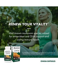Host Defense Chaga Capsules - Immune System Support Supplement