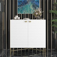 Boyel Living 2 Door Locker Accent Cabinet