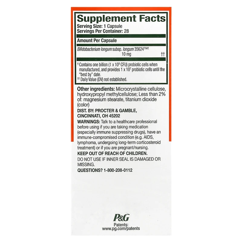 Align Probiotic, Probiotics for Women and Men, Daily Probiotic Supplement for Digestive