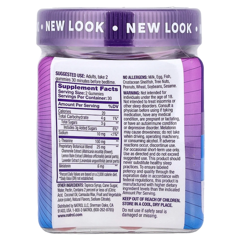 Natrol Sleep+ Calm Gummies Strawberry
