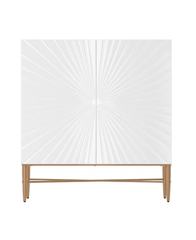 Boyel Living Modern Wood Storage 2 Door Accent Cabinet