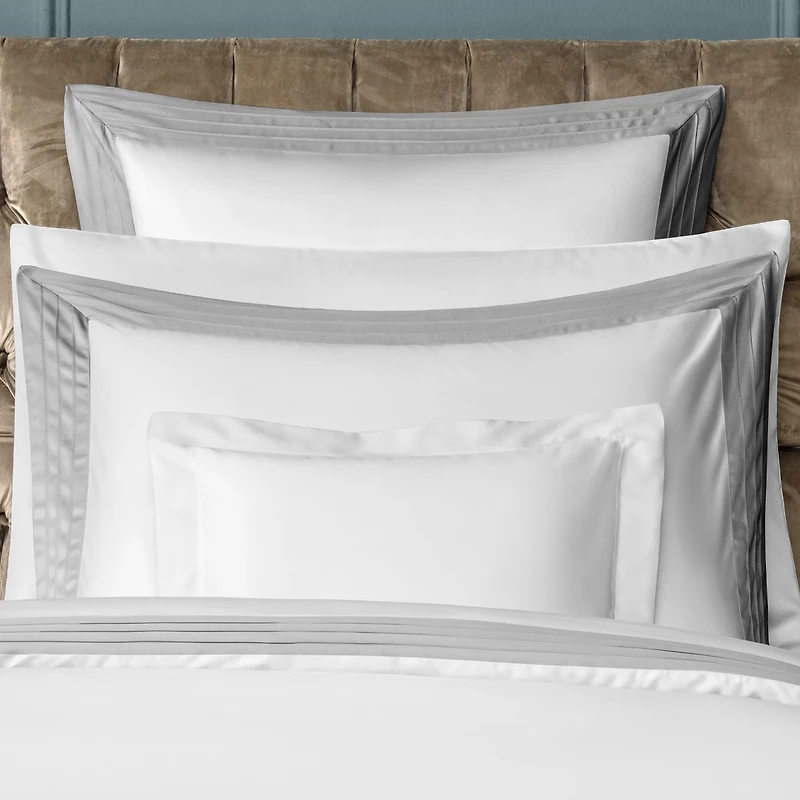Togas Eden Sham Euro white/grey