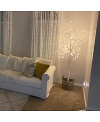 Twinkle Star Lighted Birch Tree for Home Wedding Festival Party Decoration