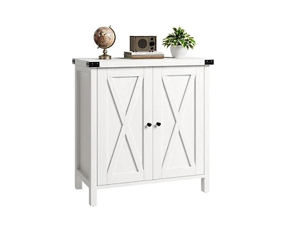 gaomon Buffet Cabinet Farmhouse Storage Cabinet with Doors and Shelves, Buffets and Sideboards Entryway Cabinet with Storage Accent Console Cabinet fo