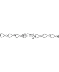 Diamond Infinity Link Bracelet (1 ct. t.w.) in Sterling Silver