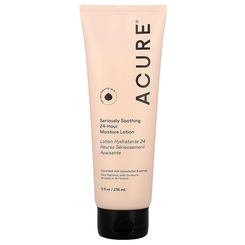 Acure Seriously Soothing 24hr Moisture Lotion For Dehydrated Skin Unscented