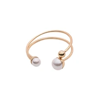 Sohi Women's Snowball Open Bangle Bracelet