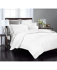 Charter Club 1.5" Stripe 550 Thread Count 100% Cotton 3-Pc. Duvet Cover Set, Full/Queen, Exclusively at Macy's