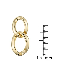 Macy's Double Loop Dangle Earrings