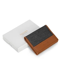 Champs Men's Denim Collection Leather Cardholder