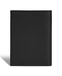 Champs Men's Onyx Collection Leather Vertical Slim Wallet