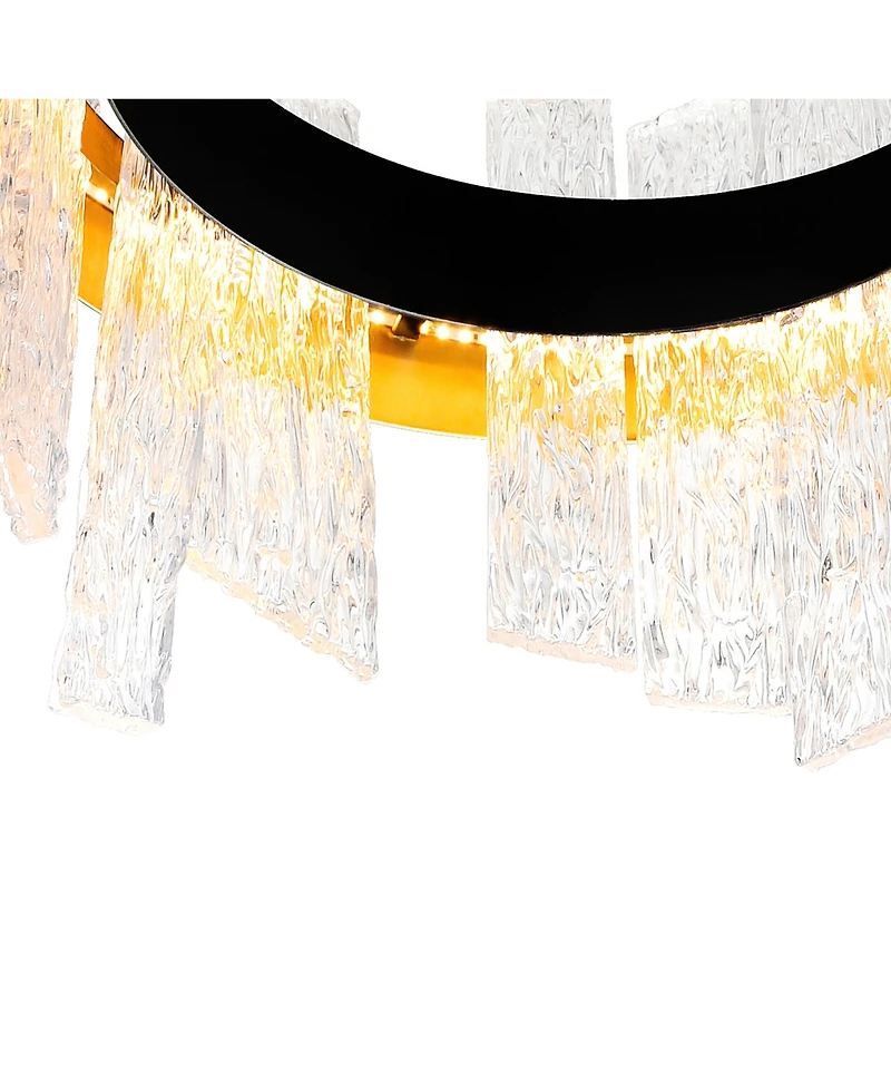 Cwi Lighting 14" Metal Guadiana Led Chandelier