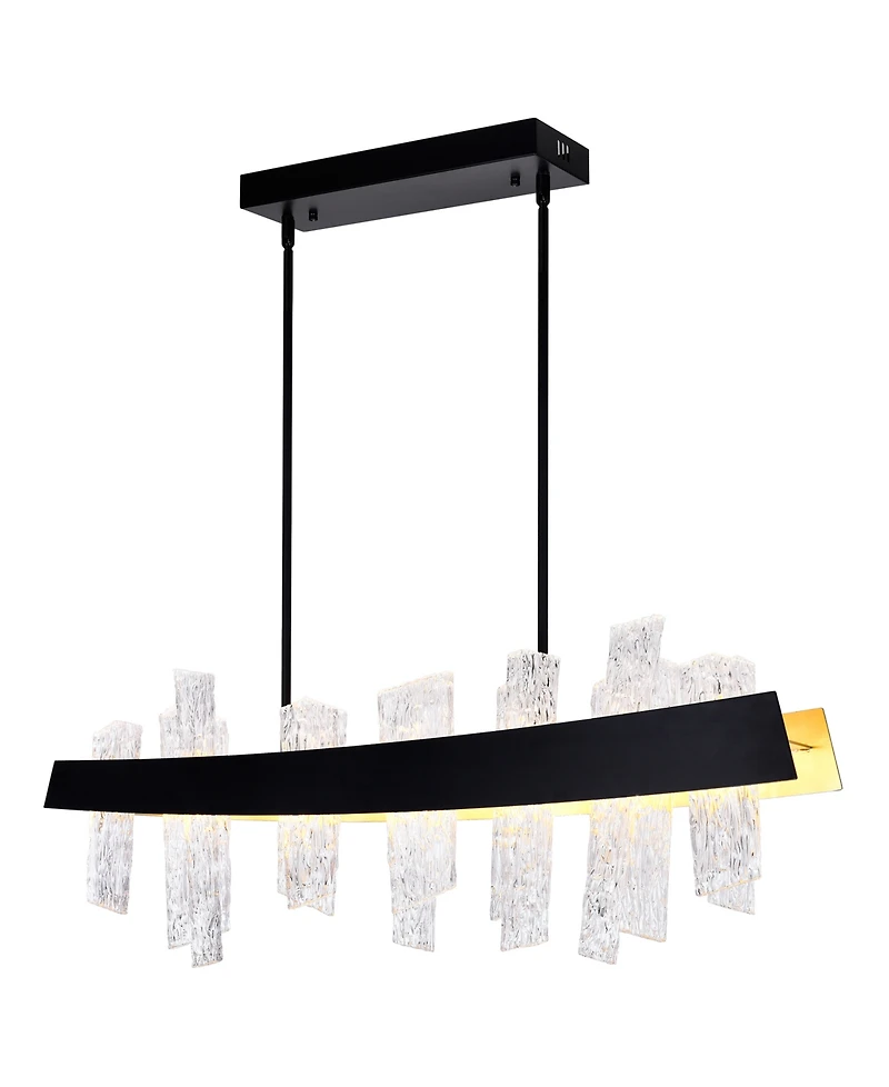 Cwi Lighting 14" Metal Guadiana Led Chandelier