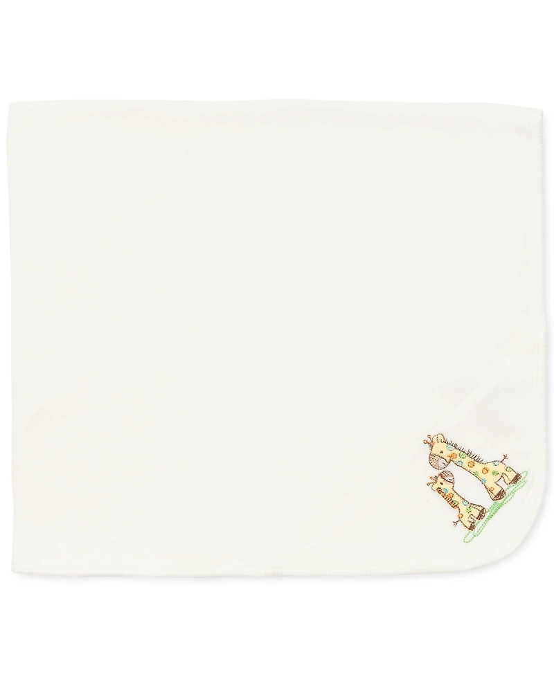 Little Me Baby Boys or Baby Girls Giraffe Receiving Blanket