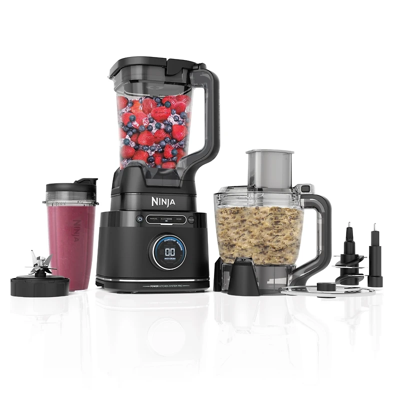 Ninja Detect Kitchen System Power Blender Processor Pro with BlendSense, TB401