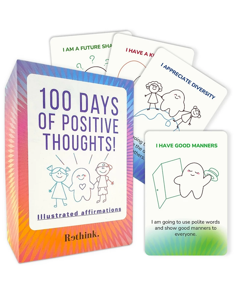 Quokka 100 Affirmation Cards for Kids - Meditation Cards for Mental Health