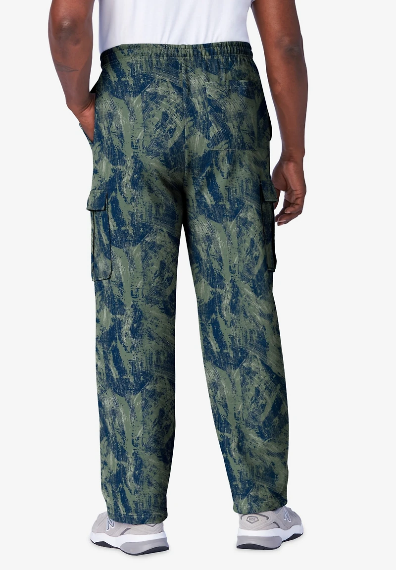 KingSize Big & Tall Fleece Cargo Sweatpants