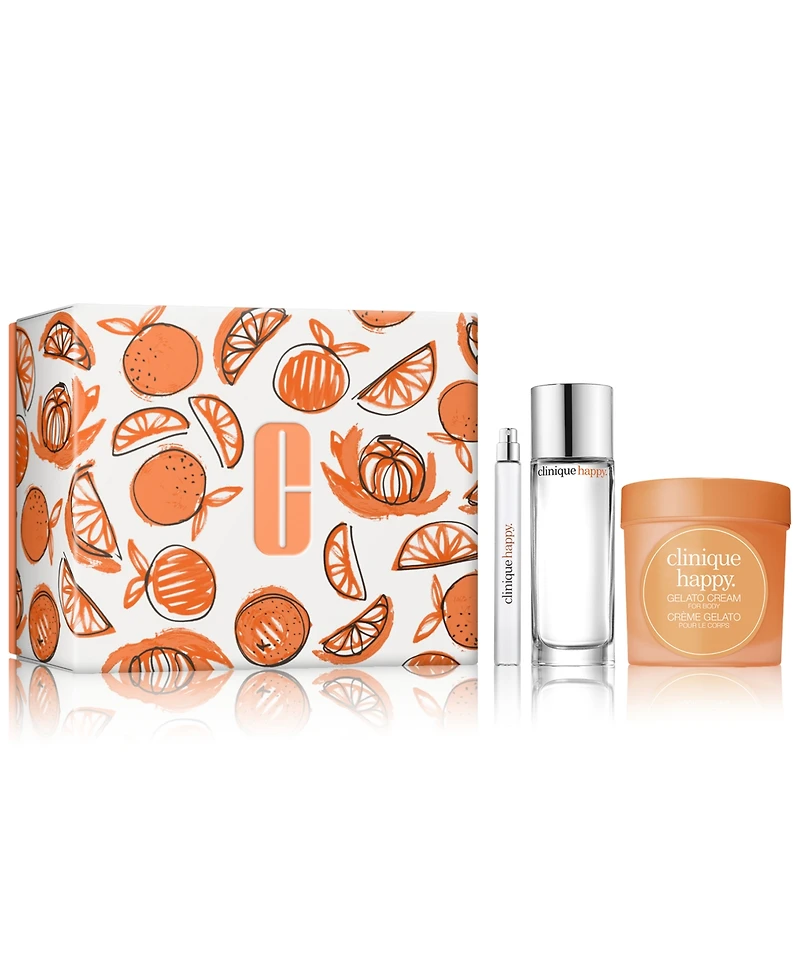 Clinique 3-Pc. Happy Treats Perfume & Body Lotion Gift Set