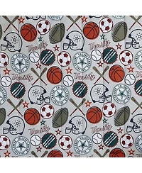 Alex + Bella League Sports Gray -Piece Microfiber Comforter Set