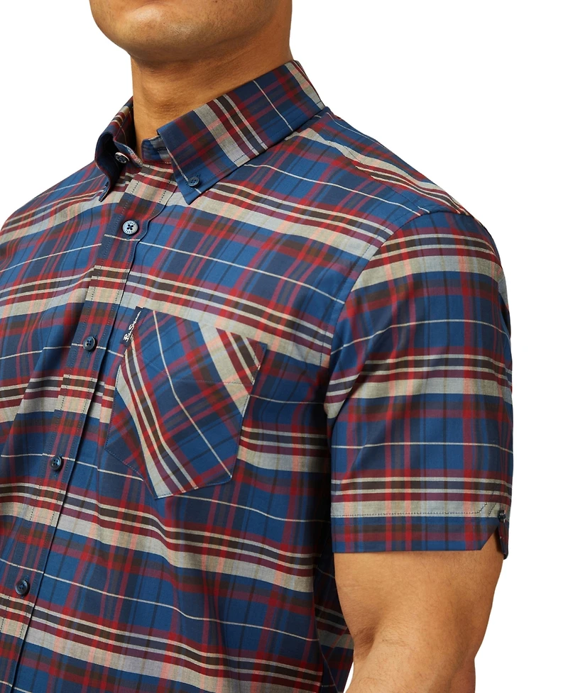 Ben Sherman Men's Classic Check Short Sleeve Shirt