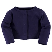 Touched by Nature Baby Girls Organic Cotton Dress and Cardigan 2pc Set