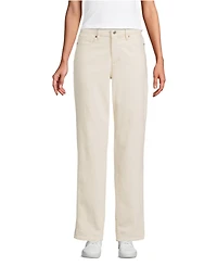 Lands' End Women's Denim Mid Rise Boyfriend Jeans