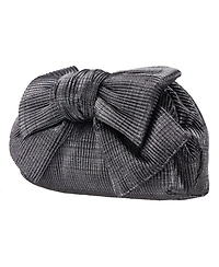 Nina Pleated Metallic Frame Magnetic Clutch