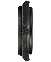 Tissot Men's Swiss Automatic Prx Powermatic 80 Black Rubber Strap Watch 40mm