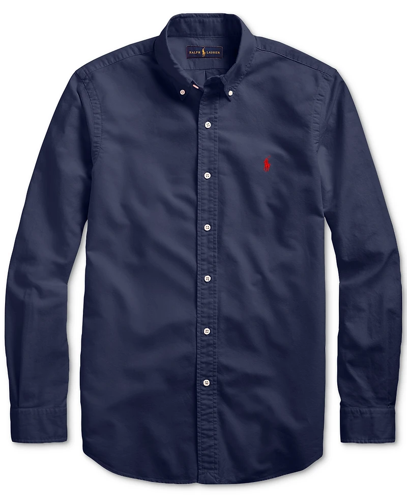 Polo Ralph Lauren Men's Big & Tall Classic Fit Long-Sleeve Oxford Shirt