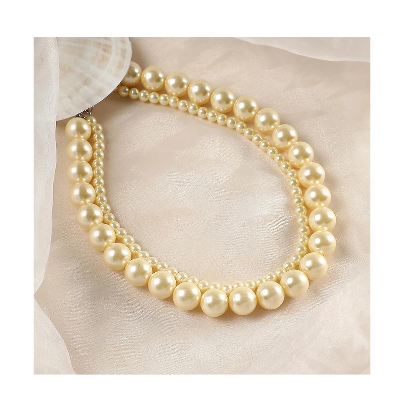 Sohi Women's The Jackie Multi-Layer Necklace