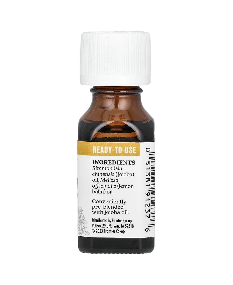 Aura Cacia Pure Essential Oil in Jojoba Oil Lemon Balm
