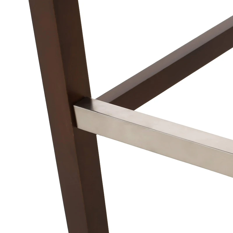 Set of 2 Bar Stools with 30.5" Seat Height and Backrest, Perfect for Kitchen Island or Home Bar -The Pop Home