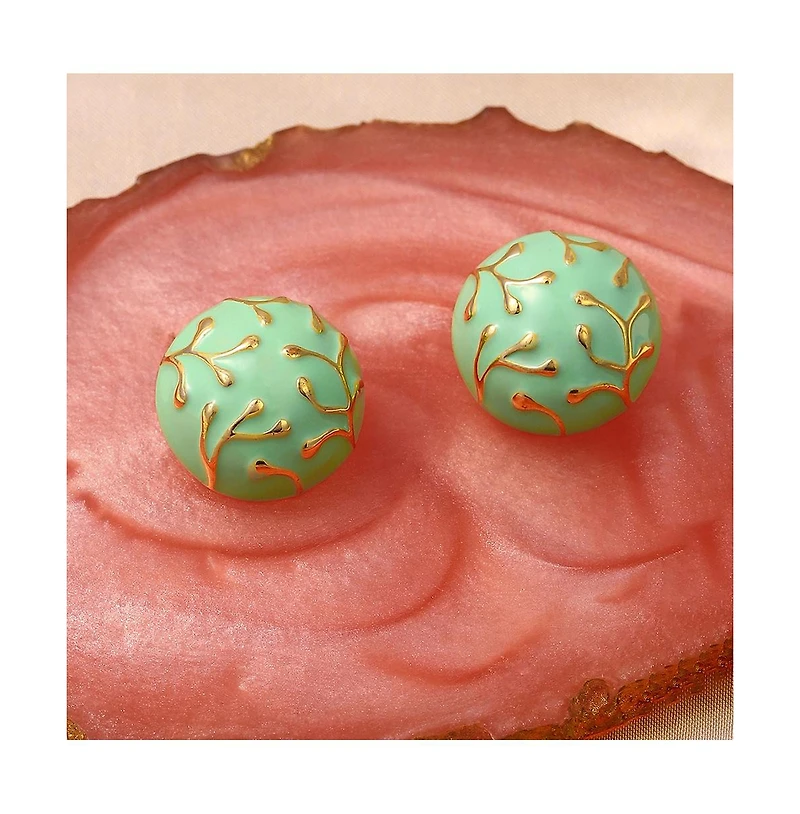 Sohi Women's The Twig Stud Earrings