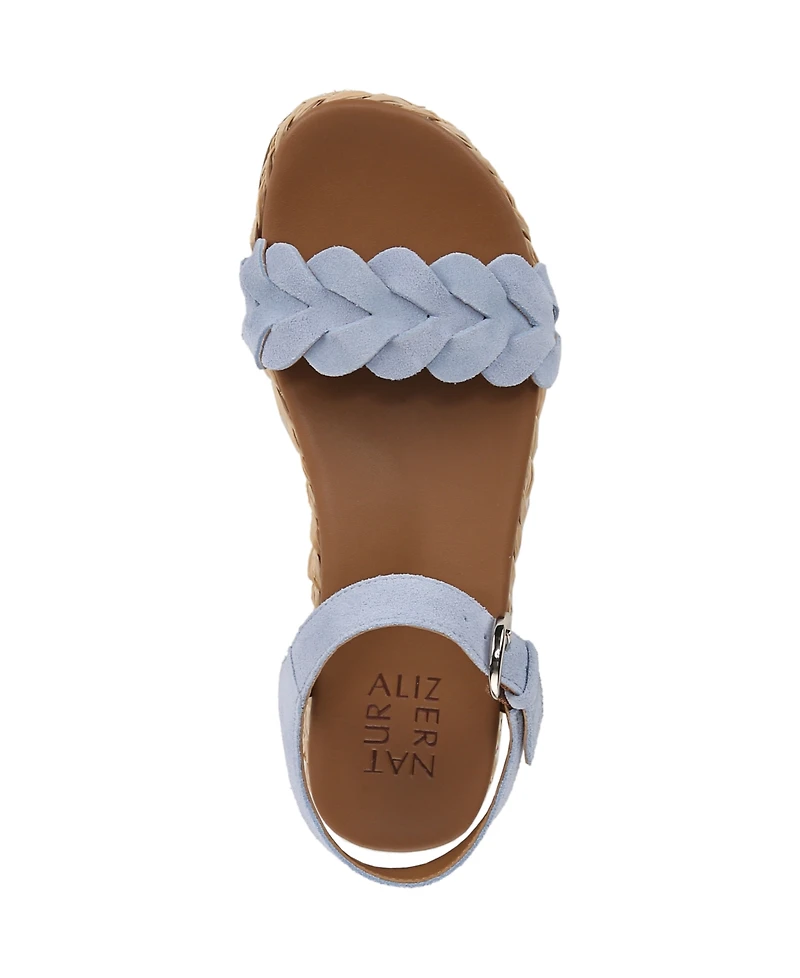 Naturalizer Women's Neila Open Round Toe Flatform Sandals