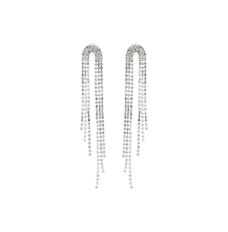 Sohi Women's The Cristallo Drop Earrings