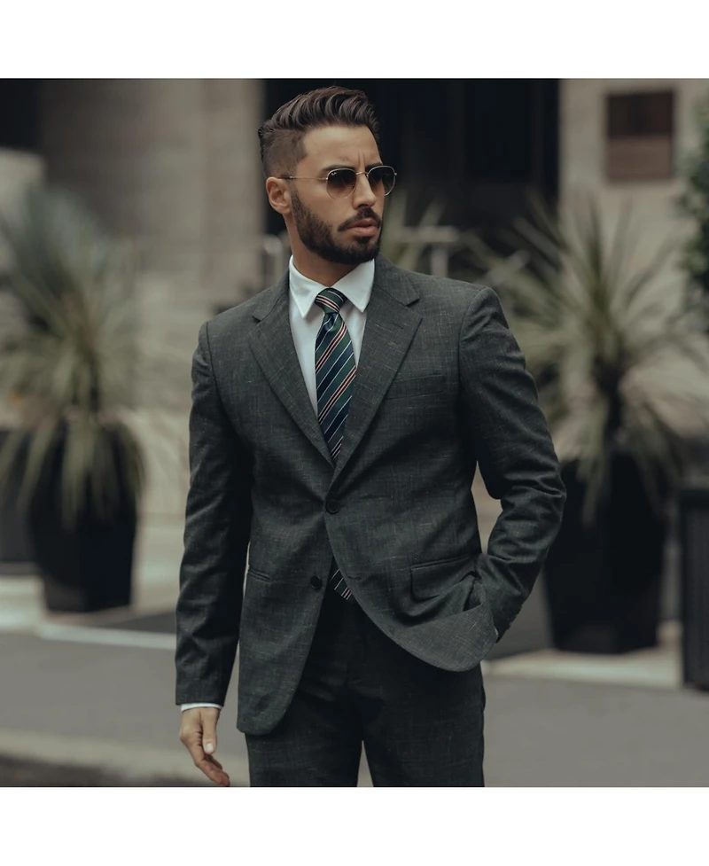 Elizabetta Men's Vesuvio - Silk Jacquard Tie for Men