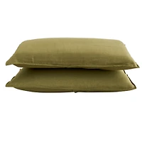 100% European Flax Linen Pillow Sham Set