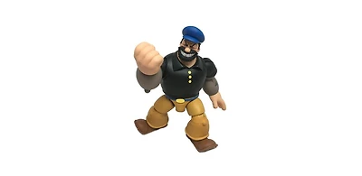 Boss Fight Studio Bluto Popeye The Sailor Man Classics Wave 1 Collectible Action Figure – Highly Articulated Figurine with Accessories Includin
