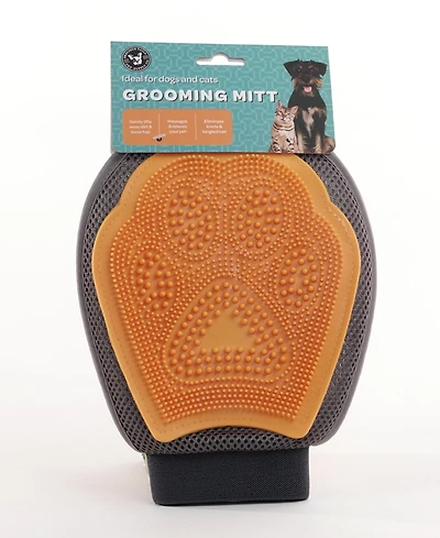 Precious Tails Pet Hair Remover Glove, Gentle Pet Grooming Glove Brush, Massage Mitt for Fur of Cats and Dogs