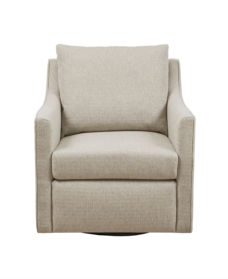 Martha Stewart Collection 30" Wood Christian Wide Swivel Armchair