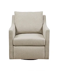 Martha Stewart Collection 30" Wood Christian Wide Swivel Armchair