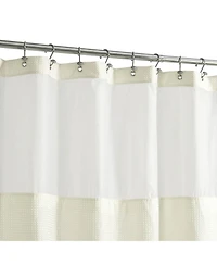 Awesome Home Textured Waffle Weave with Snap Liner and 12 Hooks