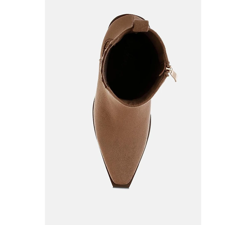 Lording High Ankle Microfiber Chelsea Boots