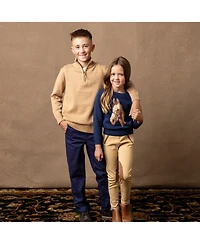 Hope & Henry Girls Horse Intarsia Pullover Sweater