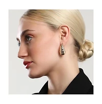 Sohi Women's The Medium Shell Stud Earrings